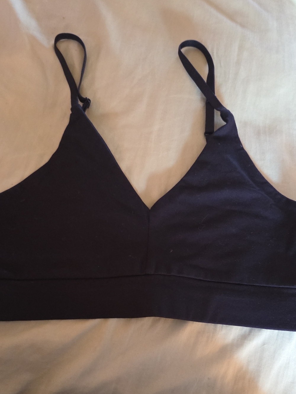NWOT- Pact Orgabic- Wireless Bralette - Black
